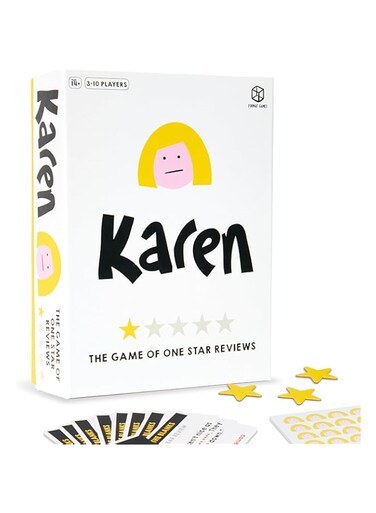 Format Games   Karen   Bluffing Party Game by TV and Radio Personality Matt Edmondson   Ages 14+   3-10 Players   Average Playtime 30-45 Minutes