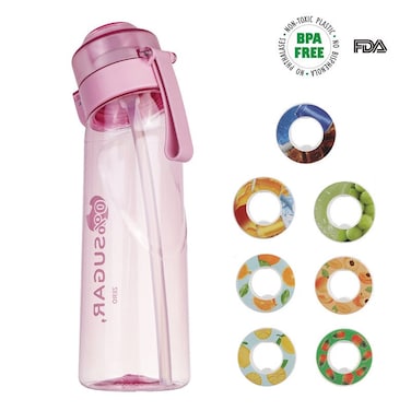 0 Sugar 0 Calorie Scented Cup Fruit Play Ring Tritan Water Bottle Portable Sports Water Cup