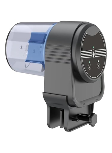 LOYAL RAIN Automatic Fish Feeder, Aquarium Feeder for Fish Tank, Open Fish Tank