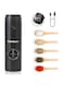 MERTTURM Rechargeable Electric Pepper Grinder, Automatic Pepper Salt Mill with LED White Light, One Hand Operation, Coarseness Adjustable, Refillable and Portable for Kitchen, Restaurant, Camping BBQ