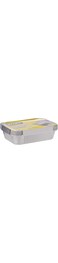 Falcon Aluminium Container with Lid - 10 Pieces