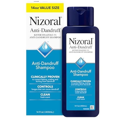 Nizoral Anti-Dandruff Shampoo With 1% Ketoconazole, Fresh Scent, 14 Fl Oz