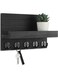 Key Holder for Wall, Decorative Key and Mail Holder with Shelf Has Large Hooks for Bags, Coats, Umbrella &acirc;&euro;&ldquo; Paulownia Wood Key Hanger with Mounting Hardware (9.8&acirc;&euro;W x 6.7&acirc;&euro;H x 4.2&acirc;&euro;D)