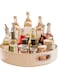 Excefore Lazy Susan Divided Spinner - 11 Inch Turntable Organizer with High Edge, Ideal for Kitchen, Cabinet, Fridge, Vanity