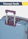 3 Piece Polypropylene Hard side Luggage Set with TSA Lock   Lightweight Spinner Suitcases with 360&deg; Wheels   Durable Trolley Bags for Secure Travel (Small, Medium, Large) - Grey Blue