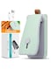 KASTWAVE Rechargeable Bag Sealer, 2 in 1 Mini Bag Sealer Heat Seal and Cutter, 1200mAh USB Convenient, Compact &amp; Portable, Heat Sealing Machine for Plastic Bags Snacks &amp; Food Storage, Green