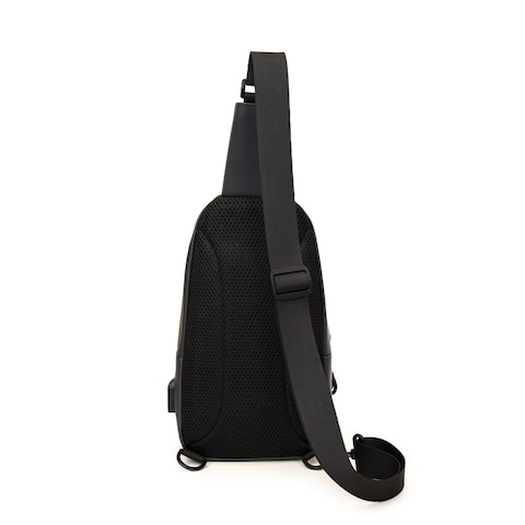 STARGOLD 12&quot; Chest Bag with Front Pocket, Side USB Port For Device Charging, Foam Lining for Protection And Stylish Design