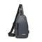 STARGOLD 12&quot; Chest Bag with Front Pocket, Side USB Port For Device Charging, Foam Lining for Protection And Stylish Design