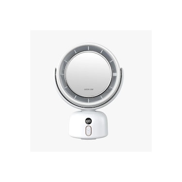 Makeup Mirror Fan with LED Light &amp; 5-Level Speed Control