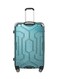 British Tourister 3-Piece ABS Hard Shell Luggage Set (20/24/28 Inch) with Expandable Layer &ndash; Lightweight Suitcases with Spinner Wheels, Aluminium Trolley - Light Blue