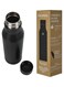 Larsen Hunfeld Double Walled Vacuum Insulated Water Bottle Black 8 Hours Hot and 24 Hours Cold Reusable Stainless Steel 500ML