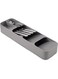 JICUICUI M&amp;J Drawer Store Compact Cutlery Silverware Organizer Kitchen Drawer Tray, Small, Gray