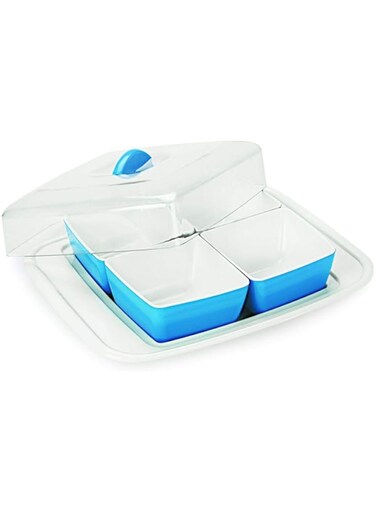Cello Ceramica Galaxy Serving Set, Blue