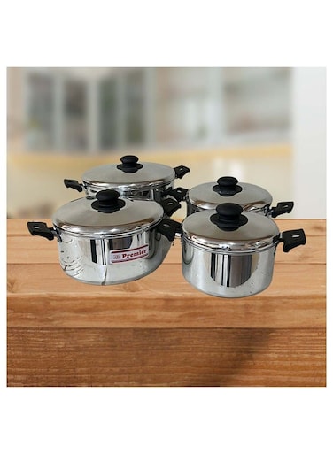 Aluminium Stew Pan 4 Pcs. Set(16,18,20,22 CM)