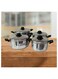 Aluminium Stew Pan 4 Pcs. Set(16,18,20,22 CM)