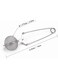 Ball Tea Strainer 3 Pack, Premium Stainless Steel Tea Infuser with Handle, Fine Mesh Tea Ball Filter for Loose Leaf Tea, Reusable Tea Strainer for Home Office (Small)