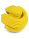 Arm &amp; Hammer For Pets Rock N Roller "Whirl" Rubber Ball Chew Toy YELLOW