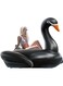 Verceco Giant Pool Float Black Swan Inflatable Pool Party Toy Swimming Lounge Float Raft with Multiple Independent Inflating Chambers for Pool Beach Party Water Fun Toy
