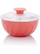 BLACKSTONE Mixing Bowl Outer Plastic with inner Stainless Steel Mixing &amp; Serving Bowls (RED, 600 ML)