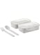 LocknLock Black Lunch Bag 2PC Set-HPL752DB