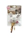 Gigwi Toy Rabbit Catch &amp; Scratch Eco line with Slivervine Leaves and Stick (8519)