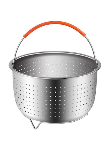 Angju Stainless Steel Steam Basket, 304 Stainless Steel Rice Cooker Steam Pot Pressure Cooker Anti-Scald Steamer, Used for Steaming Vegetables and Fruit Eggs Cleaning Basket