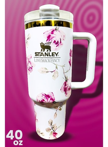 40oz Tumbler Stainless Steel Travel Mug with Reusable Straw BPA Free Eco Friendly and Dishwasher Safe Featuring Leakproof FlowState Lid and Double Wall Insulation Keeps Drinks Hot for 16 Hours and Cold for 24 Hours Slim Base Fits Most Car Cup Holders Durable Ergonomic Handle Designed for On the Go Use