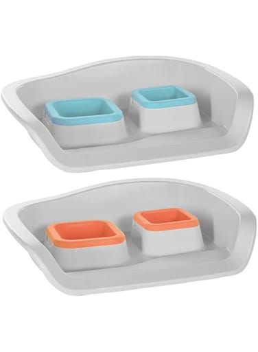 duvoplus Duvo+ Dinner Set Twice &amp; Nice 300+400ml - 48x38x12cm Mixed Colors