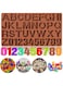 LIENJAER Large Letter Silicone Molds for Chocolate, Mity rain Alphabet Number Molds Candy Chocolate Molds for DIY Letter Chocolate, Crayons, Christmas Day Cake Decorating