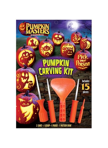 パンプキンマスターズ Pumpkin Masters Halloween Pumpkin Carving Set with 10 Patterns