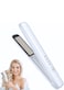 Solarae 2 in 1 Hair Straightener and Curler, Mini Hair Curler Usb Ceramics Cordless Heating Straightening Curling Flat Iron (White)