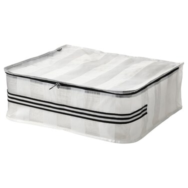 Storage Case, Polypropylene, White/Transparent, 55x49x19 cm