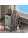 Multifunctional Knife Holder Rack Kitchen Utensils Knife Storage Rack Countertop Wall-mounted Chopstick Integrated Storage Box