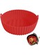 Fryer Silicone Pot,7.5 Inches Food Safe Air Fryers Oven Accessories,Reusable Air Fryers Baking Oven Accessories,Safe Silicone Liners Pot Basket For Round Air Fryer,Easy Cleaning,for Home Kitchen