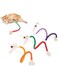 Tommioile Sisal Rope Cat Toys,3 Pack Bite-Resistant Catnip Toys,Cat Toys for Bored Indoor Cats, Safe Teeth Cleaning Chew Cat Toy,Interactive Cat Kicker Toys for Indoor Cats, Kitten Toys 28" All Breeds
