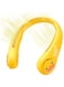 JISULIFE Portable Neck Fan, Hands Free Bladeless Fan, 4000 mAh Battery Operated Wearable Personal Fan, Leafless, Rechargeable, Headphone Design, USB Powered Desk Fan,3 Speeds-DUCK