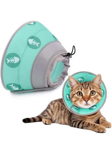 Cat and Dog Cone Soft Recovery Collar, Protects Wound Healing Practical Dog Cone Cat Neck Cones to Stop Licking
