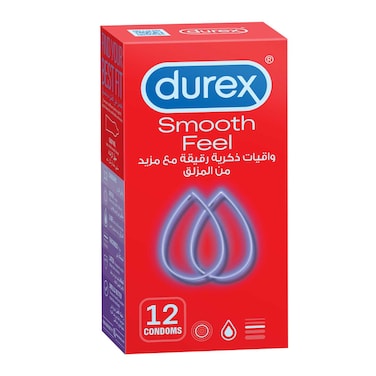 Durex Feel Smooth Condoms 12s