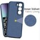 Case for Vivo Y300 Liquid Gel Rubber Bumper Case with Soft Microfiber Lining Cushion Slim Hard Shell Shockproof Protective Cover for Vivo Y300 5G 2024 (Blue)