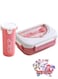 Bento Lunch Box Water Cup Set for Kids Leakproof Lunch Box Containers with 4 Compartments Portions Lunchbox with Tableware and Sauce Containers Back to School Reusable Bento Box