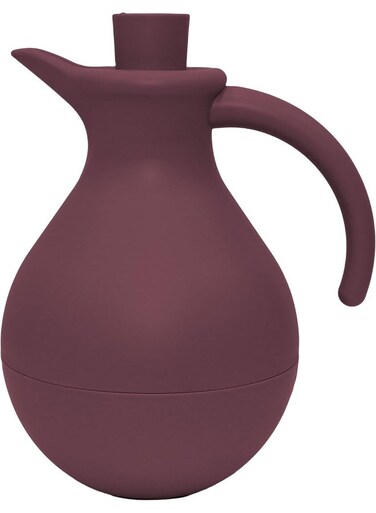 B&amp;S Burgundy Vacuum Flask   1L Thermos Flask Bottle   Insulated Hot and Cold Water Bottle   Double Wall Tumbler Flask   Durable Flask Water Bottle for Travel &amp; Daily Use   Leak-Proof with Handle