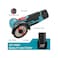 Cordless Mini Angle Grinder with Rechargeable Battery, High-Speed Metal Cutting Tool Kit