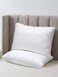 MAXQON Set of 2-Bed Pillow Double Piping Hotel Standard Extra Soft Microfiber Anti Allergic&amp;Anti-bacterial,  Size(50x70CM)
