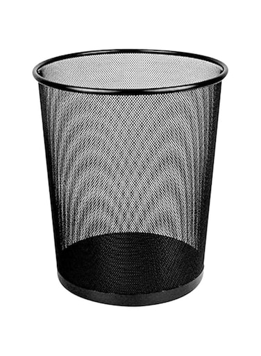 Dubai Gallery Metal Waste Basket Black