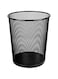 Dubai Gallery Metal Waste Basket Black