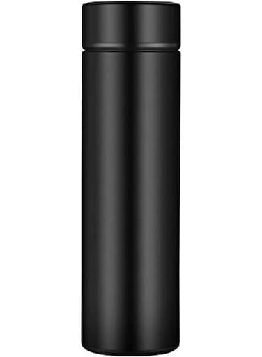 Smart Water Bottle, Vacuum Insulated Stainless Steel Thermal Bottle, Intelligent Measurement Water Temperature, for Home Office Sport Camping (black)