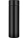 Smart Water Bottle, Vacuum Insulated Stainless Steel Thermal Bottle, Intelligent Measurement Water Temperature, for Home Office Sport Camping (black)