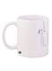 A Tea Bag Design Mug White/Black 12ounce
