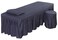 190x80cm Bedskirt Solid Beauty Salon Massage Table Bed Sheet Bedspread Massage Sheet SPA Bed Full Cover with Skirt (Color : Blue)