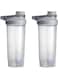 Silk Route Fitness Shaker Bottle, 24 oz Capacity, Clear